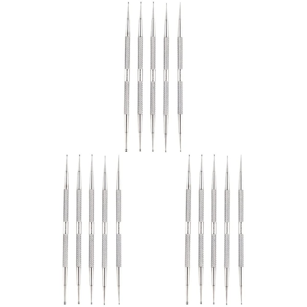 Beaupretty 15pcs Dual- Nail Art Pens Manicure Accessories for Creative Nail Designs and Artistry