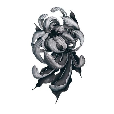 Large Temporary Tattoos Women Temporary Neck Tattoos Temporary Realistic Flower Chest Tattoo for Adults (Temporary Tattoos Sticker 9)
