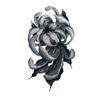 Large Temporary Tattoos Women Temporary Neck Tattoos Temporary Realistic Flower Chest Tattoo for Adults (Temporary Tattoos Sticker 9) view 1