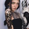 Large Temporary Tattoos Women Temporary Neck Tattoos Temporary Realistic Flower Chest Tattoo for Adults (Temporary Tattoos Sticker 9) view 3