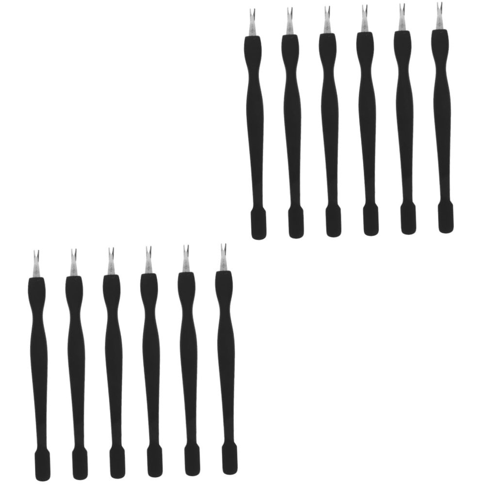 Beavorty 12pcs Dead Skin Pusher Tools for Nail Care Professional Cuticle Remover Kit for Home and Salon Use Nail Accessory for Manicure and Pedicure