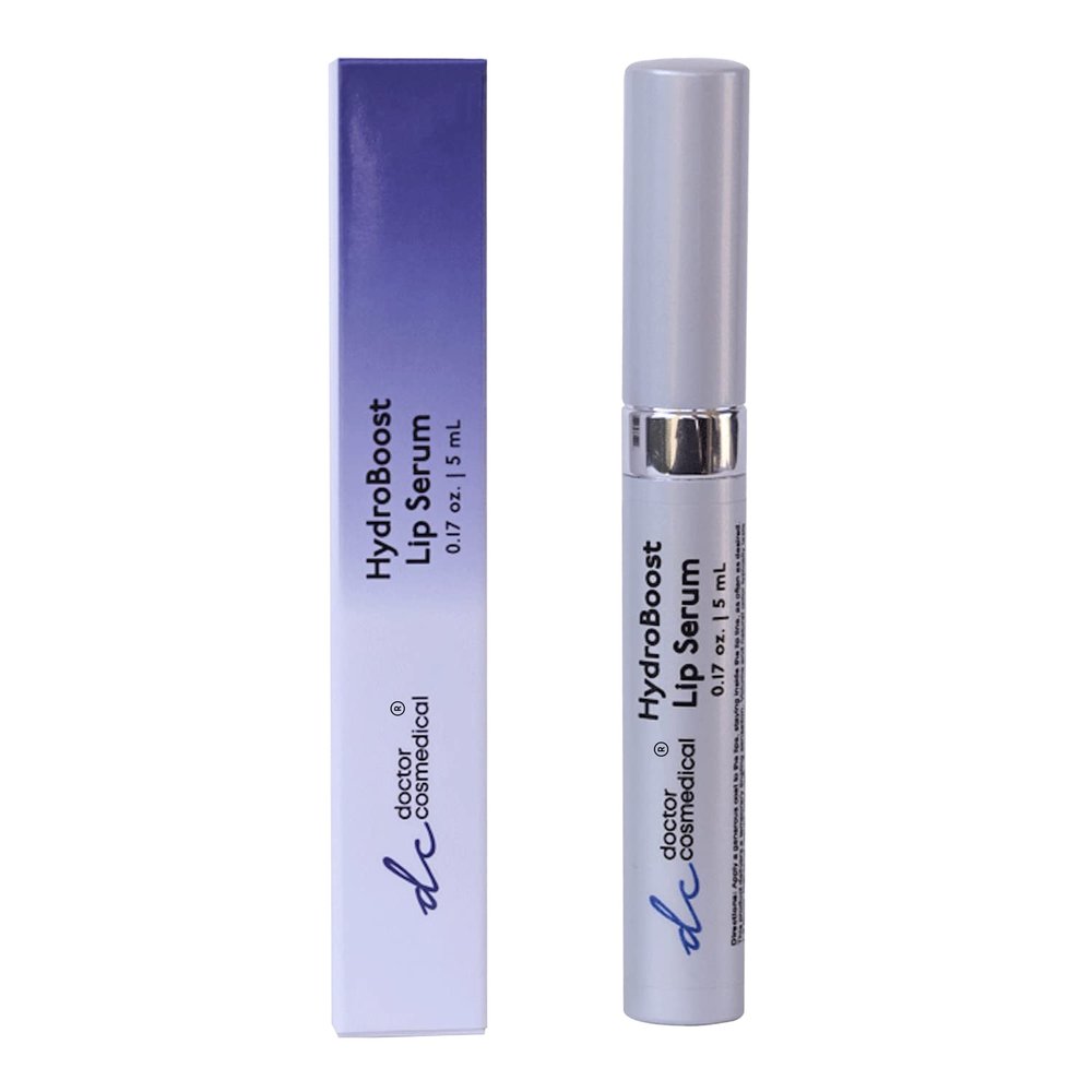 Doctor Cosmedical HydroBoost Lip Serum  Hyaluronic Acid Lip Serum  Multi-Functional Non-Sticky Lip Serum/Balm for Instant Hydration  Lip Serum Plumper 0.17 oz / 5 g