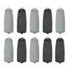 Replacement Roller Head,Electric Foot Grinder Replacement Head,5pcs Coarse and 5pcs Fine Refill Heads,Foot File Accessory for Callus Remover(Black, Grey) view 1