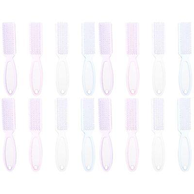 Beavorty 16pcs Manicure Nail Care Brush Nail Dust Fingernail Cleaning Tool Art Dust Brush for Polish Clean up