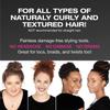 PuffCuff Just Try It Curlfriend!, Original 5, Junior 3, Mini 2.5 Micro 1.5 and Teeny 1.25, For Thick, Curly, Textured Hair, Painless, Damage-Free Styling for Big Hair, Black view 3