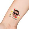 15pcs Custom Tattoos Personalized Temporary Tattoos with Photo Face Waterproof Name Logo Tattoos Stickers Funny For Women Men Kids Gifts for Birthday Party Wedding Bride Groom Decor view 1