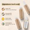 Moehair Travel Size Toiletries (Protein-Infused Shampoo, Conditioner, Leave-In Conditioner & Heat Protectant Spray) |Travel Shampoo and Conditioner Set | Sulfate & Paraben-Free Combo (3.4 Fl.Oz) view 2