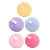 minkissy 5pcs Rounded Makeup Pads Washable Face Cleaning Sponges for Gentle Makeup Removal and Colors view 1