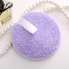 minkissy 5pcs Rounded Makeup Pads Washable Face Cleaning Sponges for Gentle Makeup Removal and Colors view 3