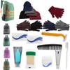 Bulk Case of 12 Backpacks, 12 Winter Item Sets, 12 Hygiene Supplies Kits - Bulk Supplies for Cold Weather, Emergencies, Homeless, Charity - Wholesale Unisex Winter Accessories view 1