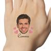 15pcs Custom Tattoos Personalized Temporary Tattoos with Photo Face Waterproof Name Logo Tattoos Stickers Funny For Women Men Kids Gifts for Birthday Party Wedding Bride Groom Decor view 4