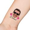 15pcs Custom Tattoos Personalized Temporary Tattoos with Photo Face Waterproof Name Logo Tattoos Stickers Funny For Women Men Kids Gifts for Birthday Party Wedding Bride Groom Decor view 1