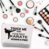 BDPWSS Karate Girl Gifts Karate Cosmetic Bag Touch Me And You First Karate Lesson Is Free Zipper Pouch For Karate Lovers Gift (Touch karate lesson) view 3