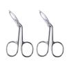 2pcs Eyebrow Scissor beard scissor nose hair scissor brow shaping Eyebrow Stainless view 1