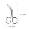 2pcs Eyebrow Scissor beard scissor nose hair scissor brow shaping Eyebrow Stainless view 2