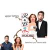 Custom Wedding Celebration Tattoo Personalized Party Fake Tattoos with Photo & Text 1 Set 15 Sheets view 3