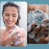 Shellwei 48 Pack Bath Sponge Shower Loofahs Bulk Pack 50g Soft Net Body Scrubber Shower Pouf Sponge Ball Body Mesh Pouf Exfoliating Bath Scrunchies for Men and Women view 2