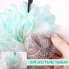 Shellwei 48 Pack Bath Sponge Shower Loofahs Bulk Pack 50g Soft Net Body Scrubber Shower Pouf Sponge Ball Body Mesh Pouf Exfoliating Bath Scrunchies for Men and Women view 4