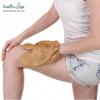HealthAndYoga Silk Garshana Ayurvedic Massage Gloves - Electro Static Lymph Circulation Boost - 100% Natural Dry Skin Brushing and Exfoliation and Excess Fat Treatment - Mitt Style 1 Pair view 2