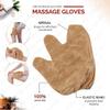 HealthAndYoga Silk Garshana Ayurvedic Massage Gloves - Electro Static Lymph Circulation Boost - 100% Natural Dry Skin Brushing and Exfoliation and Excess Fat Treatment - Mitt Style 1 Pair view 3