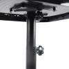 OCASAMI Salon Tray Rolling Tray Aluminum Trolley Cart Salon Tray on Wheels Salon Trolley Beauty Instrument Tray Trolley, Multi-Purpose Tattoo Tray 70-103CM Height Adjustable (Black) view 4