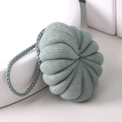 LAPPR Plain Bath Flower Adult Bath Ball is Easy to Bubble, Rich Bath Flower Ball 50gpumpkinbathballgreen