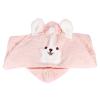 minkissy Cartoon Dry Hair Cap Hair Towel Quick Dry Hair Turbans Towel for Hair Absorbent Shower Caps Hair Drying Towel Fast Drying Towel Bath Pink Girl Absorbent Cap Coral Fleece view 1
