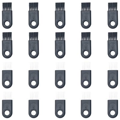 20 Pieces Shaver Brush Trimmer Brush Razor Brush Shaver Cleaning Brush Trimmer Cleaning Brush Razor Cleaning Brush Shaver Cleaning Tool, Black