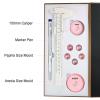 3D Areola Tattoo Measurements Set for 3D Nipple Areola Tattoo Training Scale Areola Ruler view 3