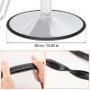 Noverlife 2PCS Barber Salon Styling Chair Hydraulic Base Ring Gasket, Salon Equipment with Protective Rubber for Tile and Wood Floor, Preventing Hair from Hiding view 3