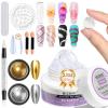 MIZHSE Solid Builder Gel for Nails, 60g Large Capacity, Clear 3D Sculpting, Hard, Non-Sticky Hand Carving UV/LED Extension Gels with 3D Mold for Nail Art Salon Home DIY view 1