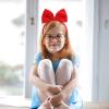 ARTIBETTER Red Bowknot Headbands for Boys and Girls Stylish Big Bow Hair for Christmas Birthday Parties Special Occasions Comfortable Adorable Headwear for Girls and Toddlers view 2