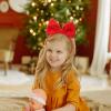 ARTIBETTER Red Bowknot Headbands for Boys and Girls Stylish Big Bow Hair for Christmas Birthday Parties Special Occasions Comfortable Adorable Headwear for Girls and Toddlers view 3