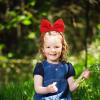 ARTIBETTER Red Bowknot Headbands for Boys and Girls Stylish Big Bow Hair for Christmas Birthday Parties Special Occasions Comfortable Adorable Headwear for Girls and Toddlers view 4