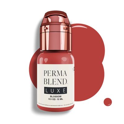 Perma Blend Luxe - Blossom - Vegan Lip Tattoo Ink - Muted Pink and Orange Microblading Pigment - for Lip Blush & Permanent Makeup - Cruelty-Free (0.5 oz)