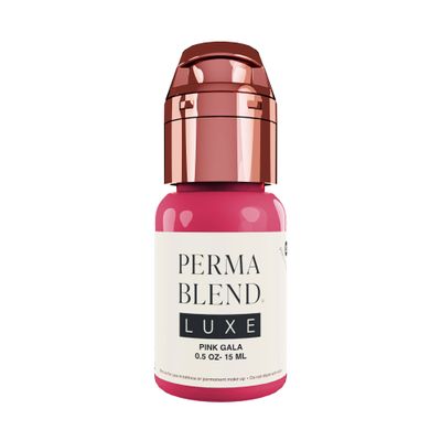 Perma Blend Luxe - Pink Gala - Vegan Lip Tattoo Ink - Cool Microblading Pigment with Medium-High Opacity and Neutral Undertone - Lip Blush & Permanent Makeup - Cruelty-Free (0.5 oz)