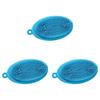 Beavorty 3pcs Household Shower Brush Bath Skin Brush Home Silicone Bath Cleaning Scrubber Bathing Skin Massager Random Color view 1