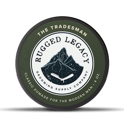 Rugged Legacy - Pomade, The Tradesman 4oz Pomade For Men, Hair Pomade For Men with Notes of Citrus and Select Spices, Mens Hair Pomade Medium Hold and Classy Matte Finish, Water Based Pomade for Men
