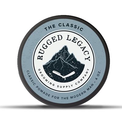 Rugged Legacy - Pomade, The Classic 4oz Mens Hair Pomade, Hair Pomade For Men with Scents of Nutmeg, Vanilla, Cedar, & Traditional Musk, Water Based Pomade for Men, Matte Finish Hair Pomade For Men