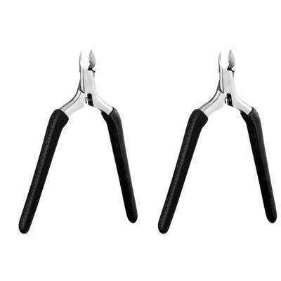 Baluue 2pcs Dead Skin Scissor Cuticle Trimmer Lightweight Nail Barb Remover Tool for Manicure and Pedicure for Family and Friends