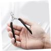 Baluue 2pcs Dead Skin Scissor Cuticle Trimmer Lightweight Nail Barb Remover Tool for Manicure and Pedicure for Family and Friends view 2