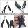 Beaupretty 4pcs Folding Toenail Clipper for Thick and Ingrown Nails Stainless Steel Nail Trimmer Precise Edges for Household Grooming and Care view 4