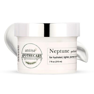 Aniise Apothecary Perfume Body Cream | Neptune- Inspired by Oud & Bergamot | Natural Moisturizing Skin Care Cream for Fragrant, Hydrated, Tighter, Plumper, Youthful Skin | 7 fl oz (210 ml)