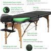 Luxton Home Premium Foam Massage Table Portable Foldable Massage Bed Height Adjustable, 72 Inches Long 27 Inches Wide Home Salon Spa Bed Tattoo Table with Accessories & Carrying Case, Easy Set Up view 4