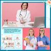 Yinkin 32 Pcs Nurse Appreciation Gift 2025 for Nurse Week 16 Canvas Makeup Cosmetic Bags Survival Kit and 16 Blessing Card Bracelets, Christmas Medical Staff Practitioner Gift for Women(Retro) view 4
