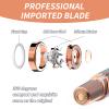 Women Facial Hair Remover Replacement Heads for Finishing Touch Replacement Heads Flawless Facial Hair Remover Tool for Women 18K Gold-Plated Rose Gold 4 Count view 2