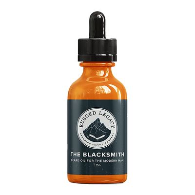 Rugged Legacy - Beard Oil, The Blacksmith 1oz Beard Oil For Men, For Softer & Manageable Beard Hair, Mens Beard Oil with Notes of Citrus & Contains Natural Oils to Keep Your Skin Soft & Moisturized