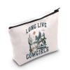 BLUPARK Western Gift Western Rodeo Zipper Bag Long Live Cowgirl Makeup Bag Western Women Cosmetic Bag Western makeup bag Cowgirl Gift Women Wild Vintage GiftLong Live Cowgirl  view 1
