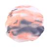 Magik Double-Sided Cover Satin Night Sleep Cap Hair Bonnet Hat Head w/Elastic Band (2 Pack, Gray+Orange) view 1