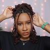 12 Inch Crochet Braids Senegalese Twist Crochet Hair for Black Women 6 Packs Havana Twist crochet hair With Curly Ends (TBUG#, 12 Inch) view 1